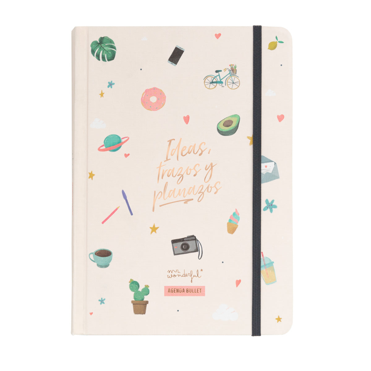 Agenda bullet Mr. Wonderful sin fechas "Ideas, trazos y planazos"