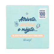 Juego de cartas para amigos Mr. Wonderful - Atrévete, confiesa o mójate...