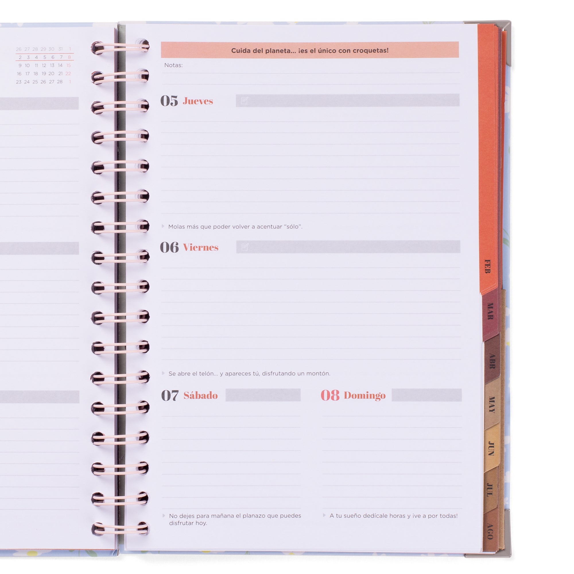 Agenda Office 2025-26 Semanal - Érase una vez... ¡mi vida!