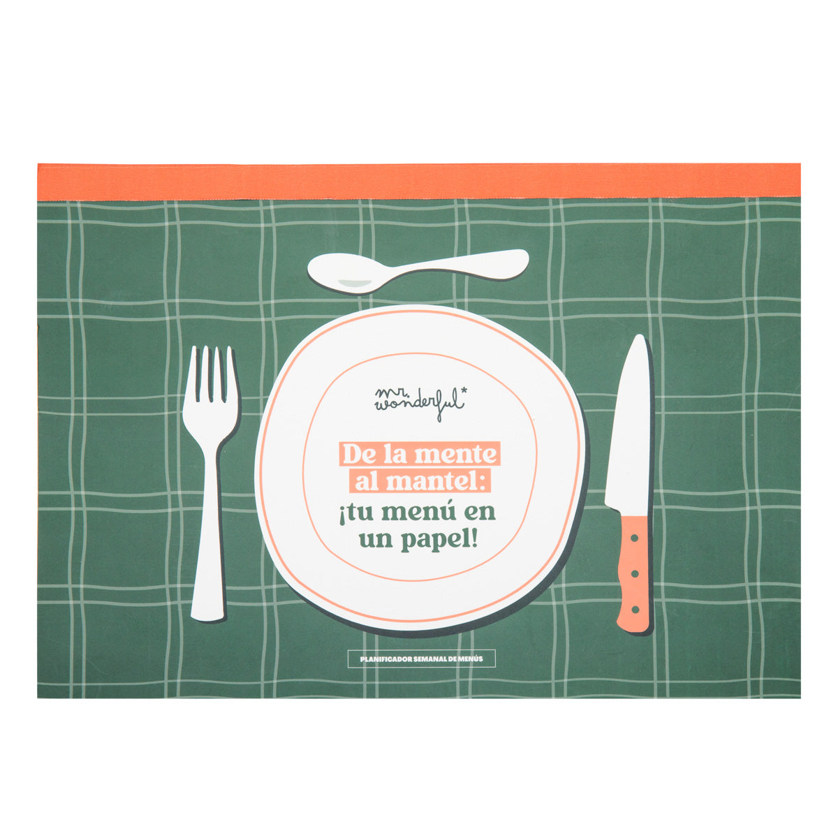 Planificateur de menus hebdomadaire - De l'esprit à la table : votre menu sur papier ! 