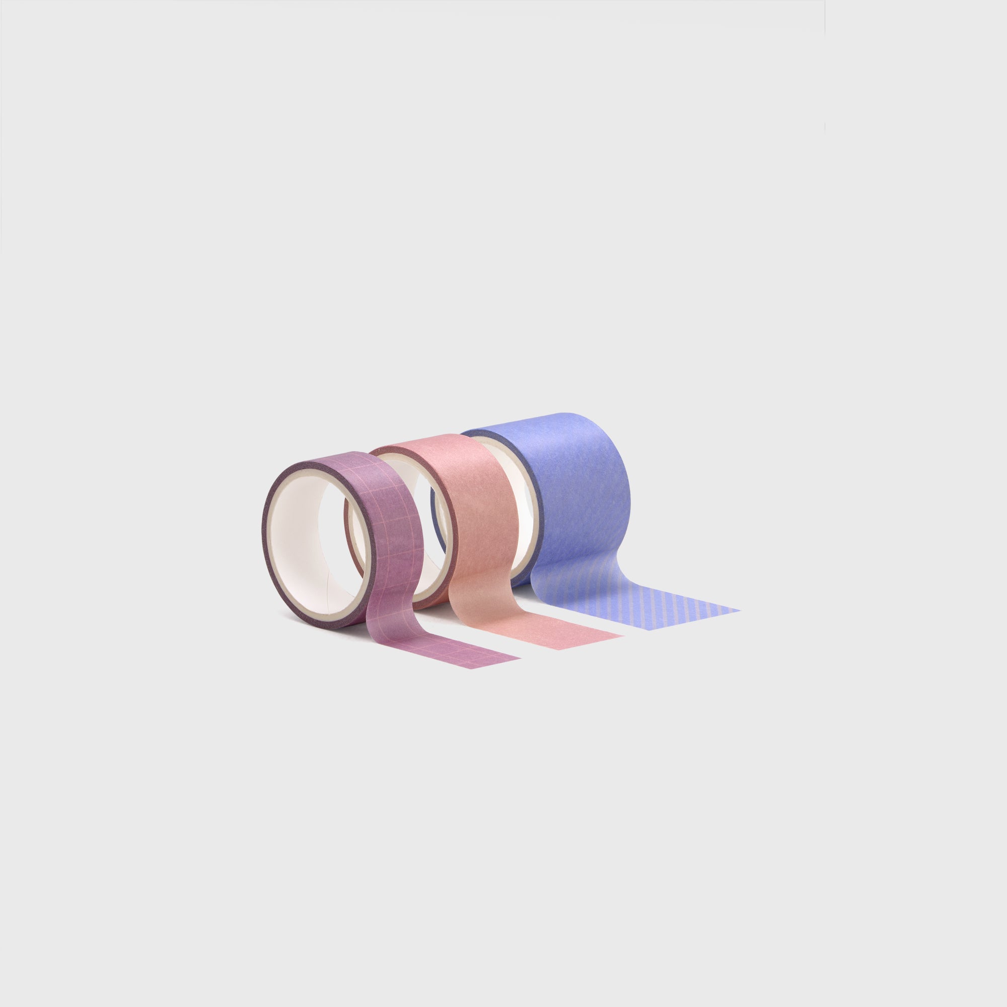 Set of 3 washi tapes to decorate your happiness - Purple