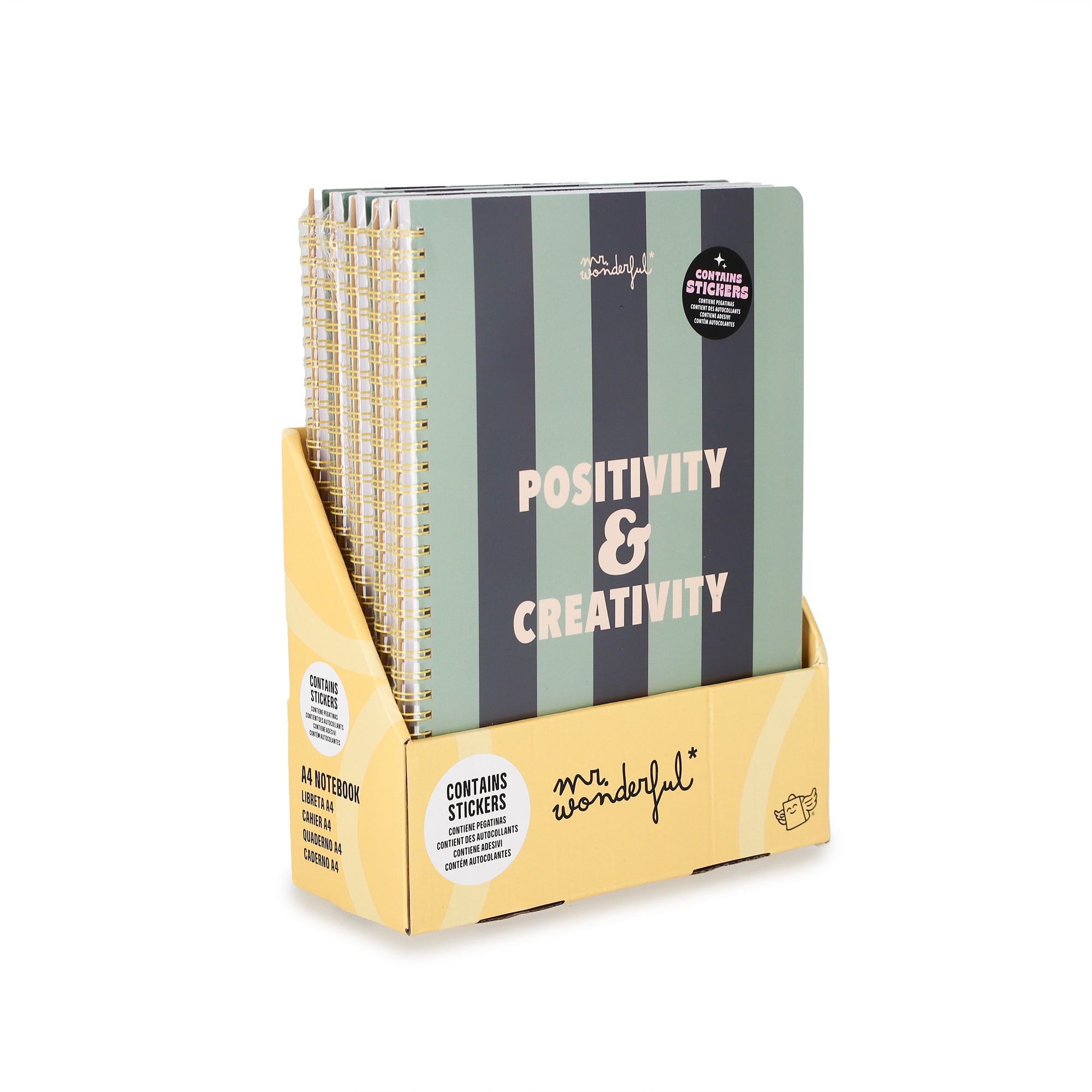 Libreta A4  - Positivity & creativity