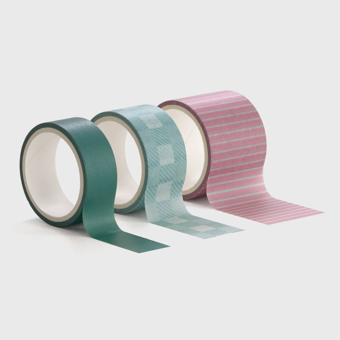 Set de 3 washi tapes Mr. Wonderful para decorar tu felicidad - Verde