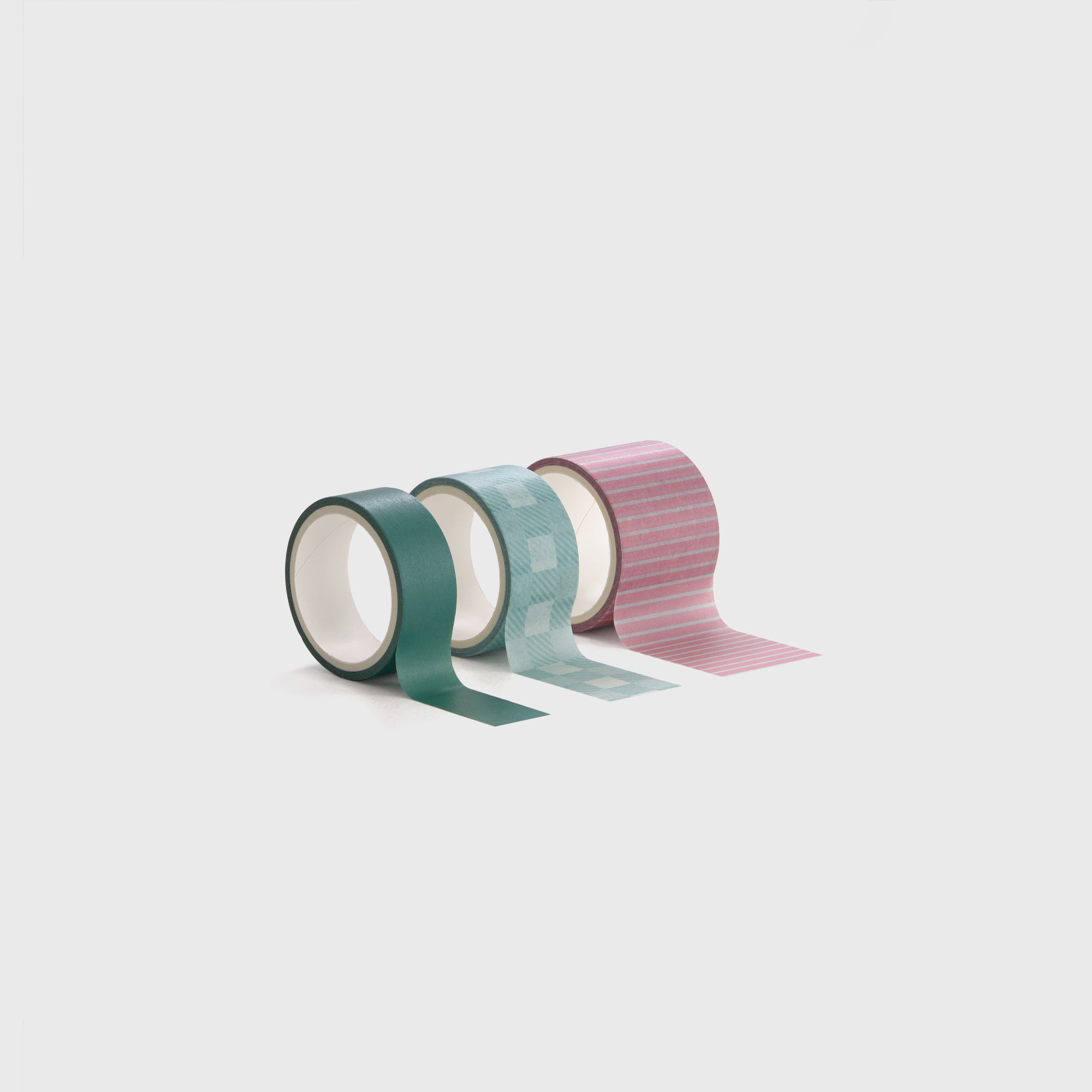 Set of 3 washi tapes to decorate your happiness - Green