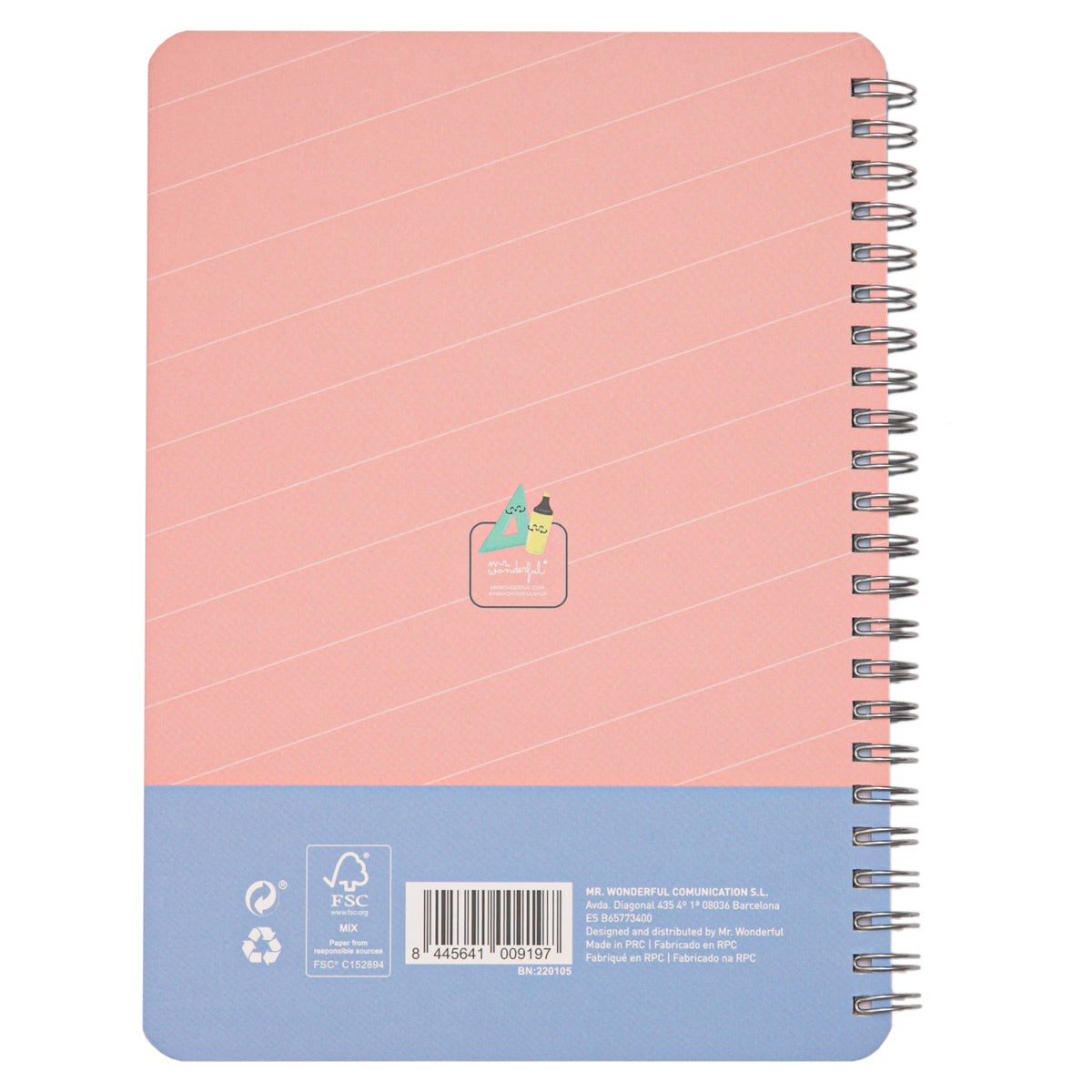 Caderno A5 - Contém ideias brilhantes 