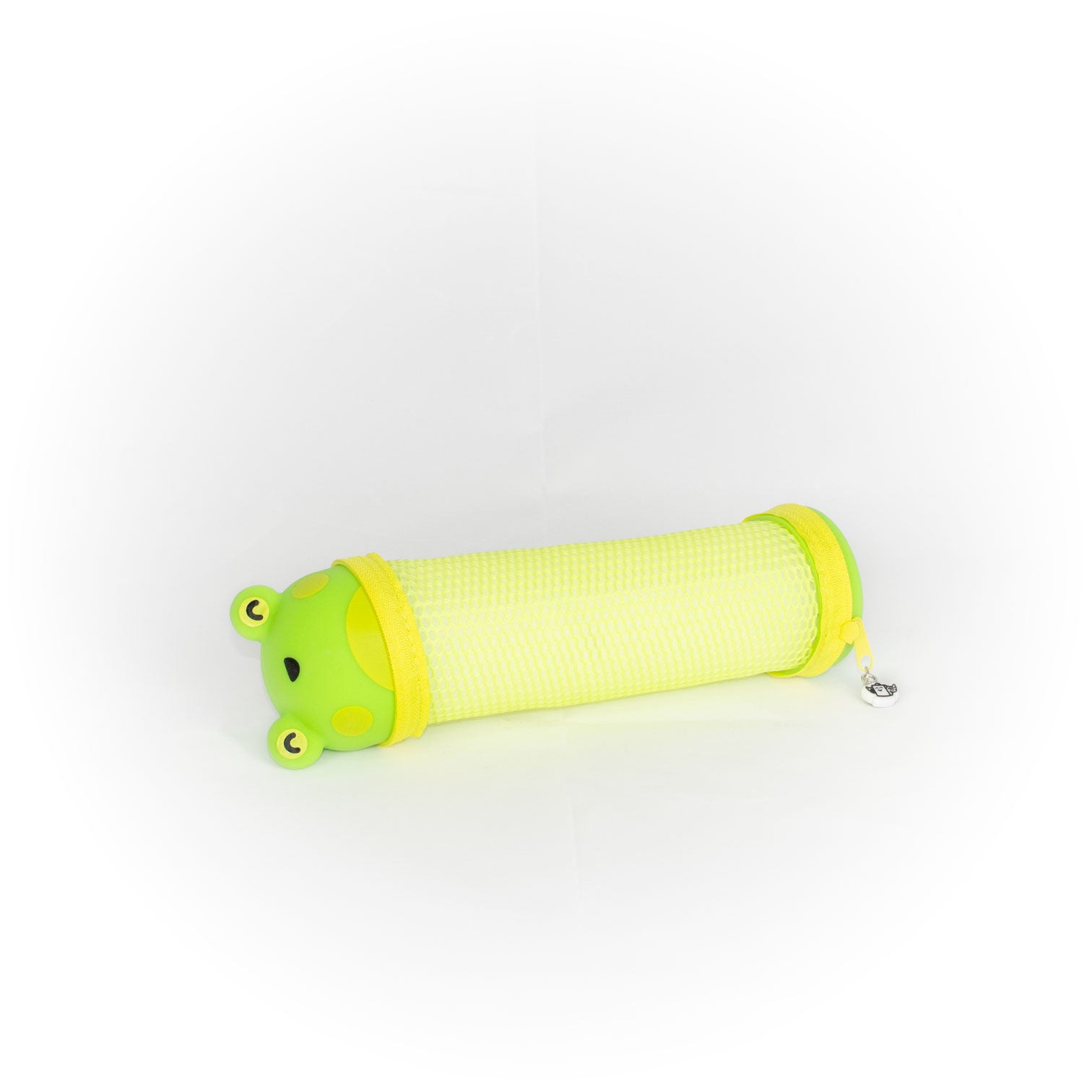 Silicone pencil case with mesh - Frog