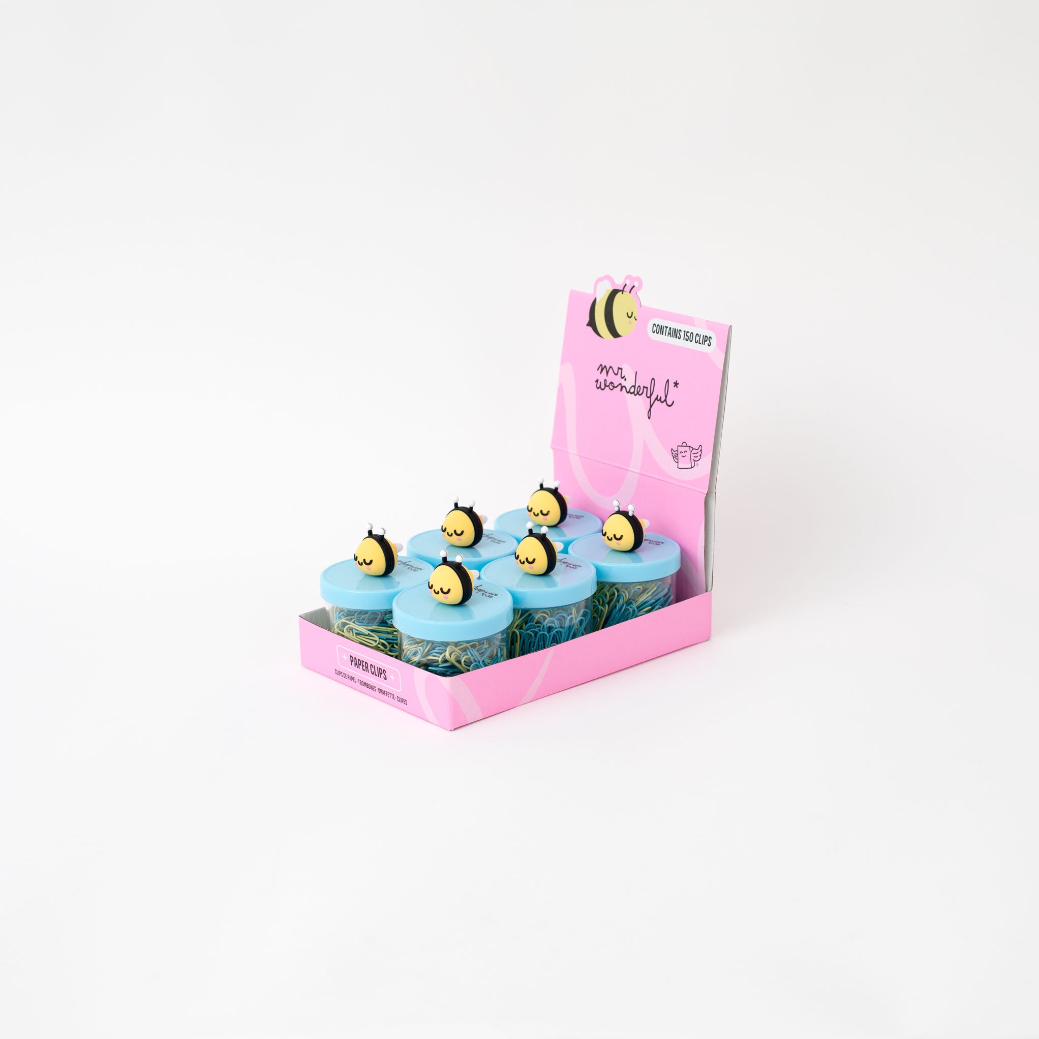 Bote de clips con abejita – Bee