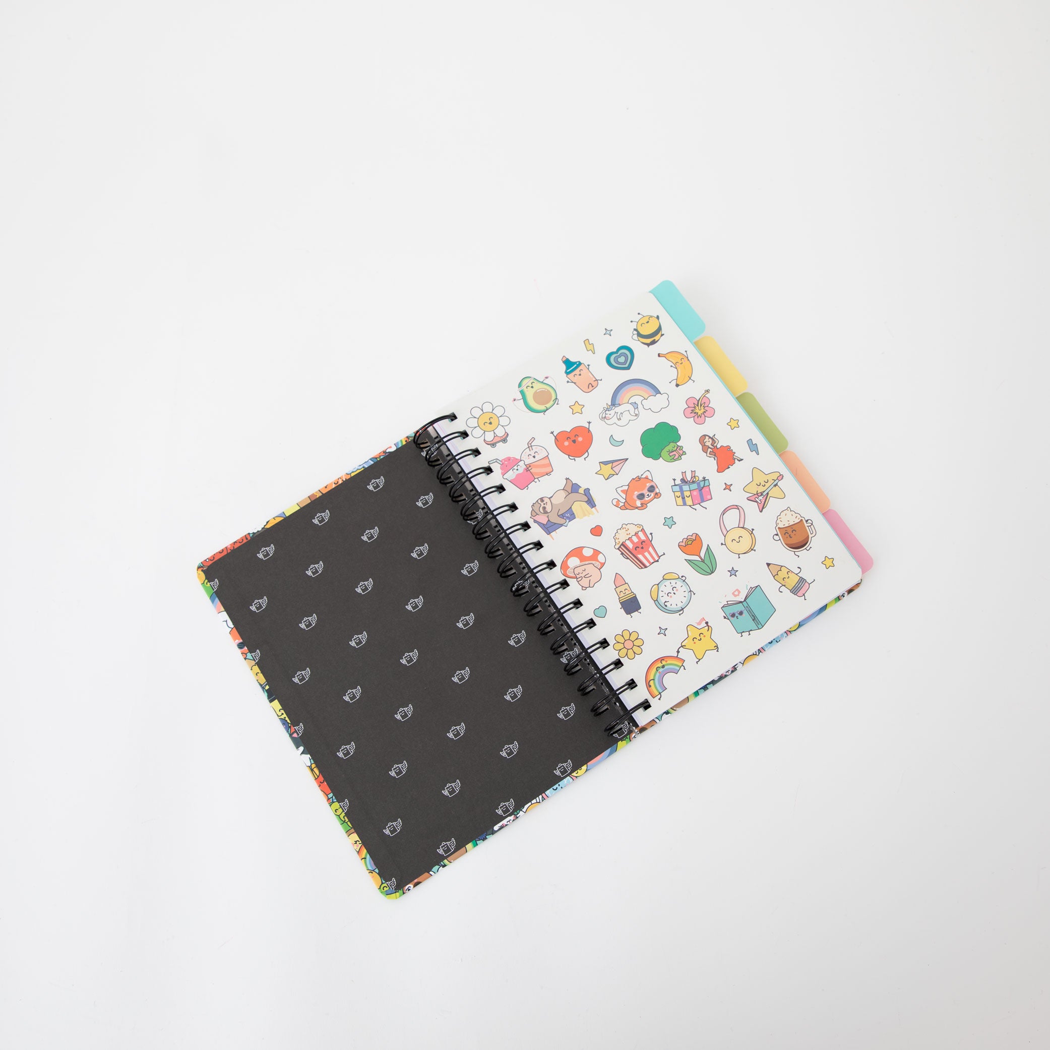 Caderno A5 com divisórias - Personagens Wonder