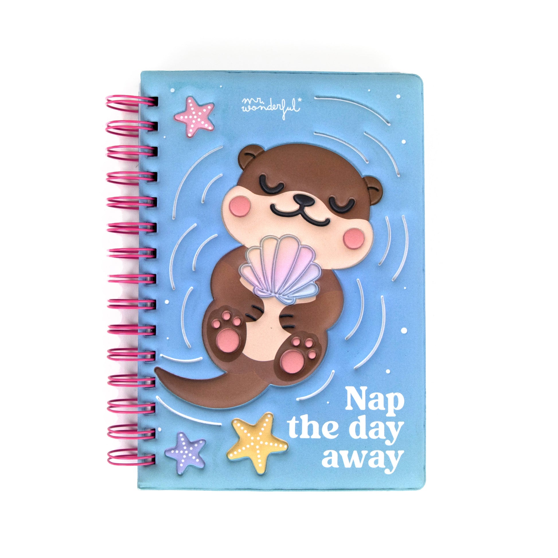 Libreta A5 con squishy Lazy nutria - Nap the day away | Mr.Wonderful