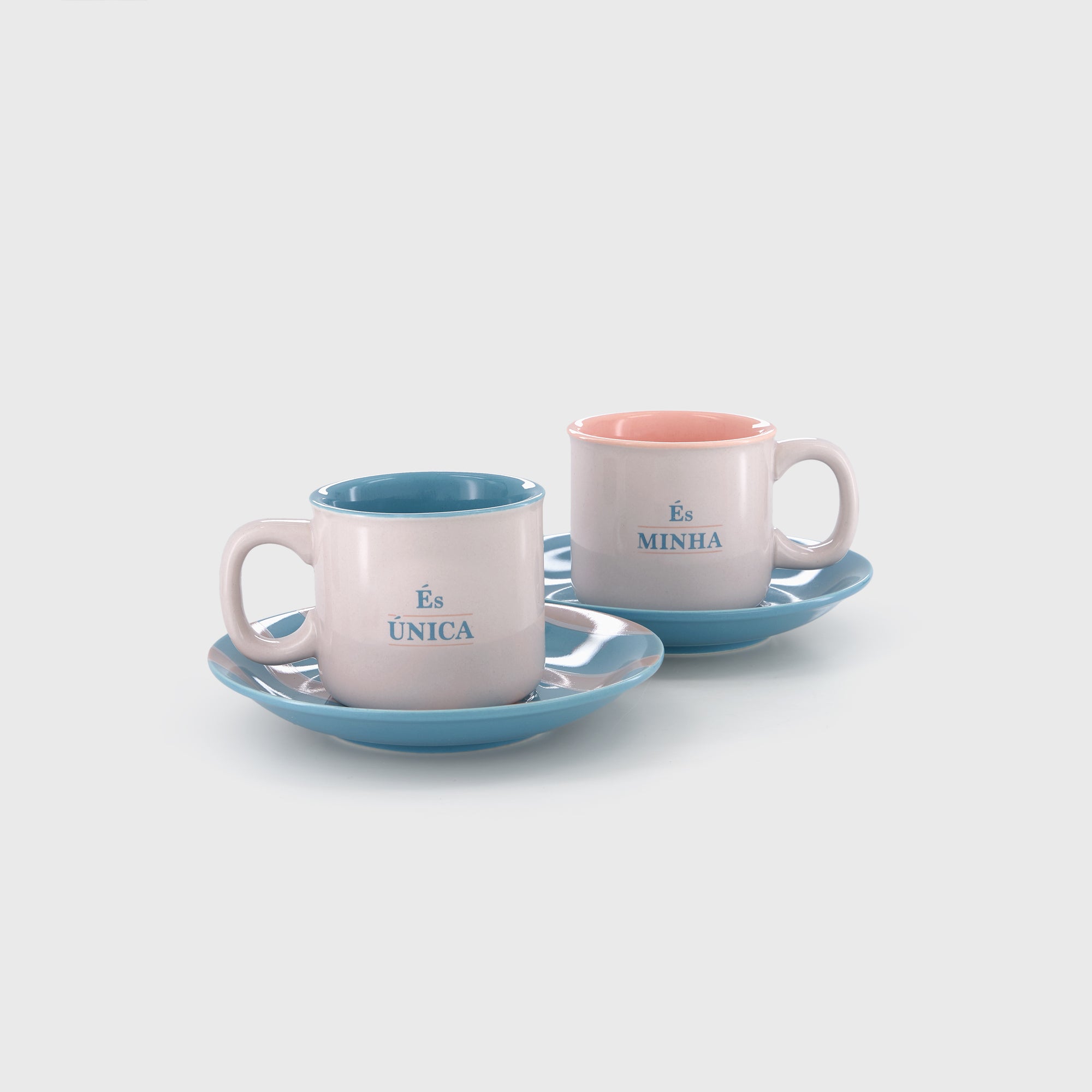 Conjunto de 2 chávenas de espresso - És única. És minha