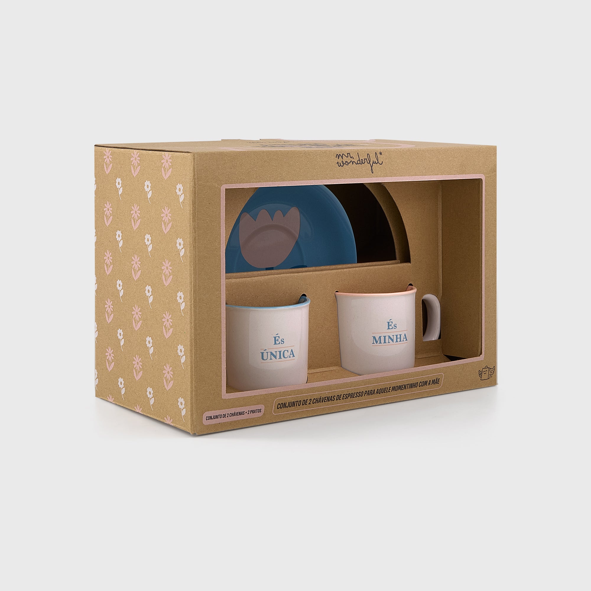 Conjunto de 2 chávenas de espresso - És única. És minha