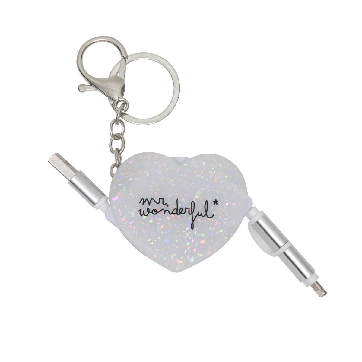 Keyring with phone charger - Ready to shine
