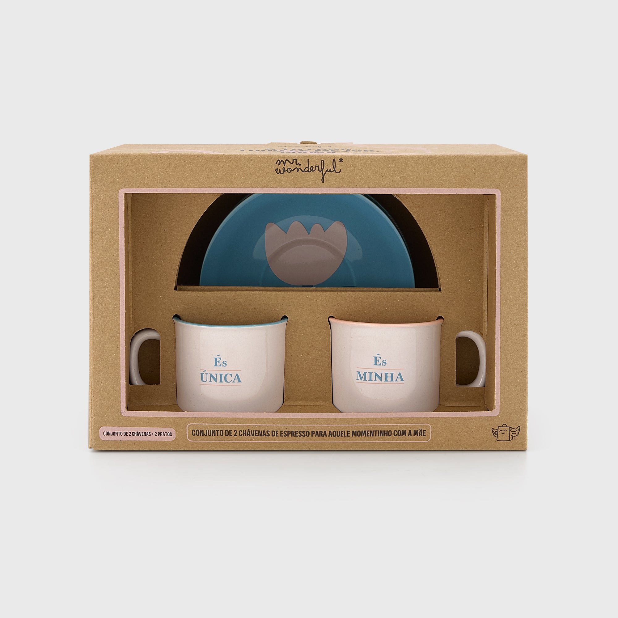 Conjunto de 2 chávenas de espresso - És única. És minha