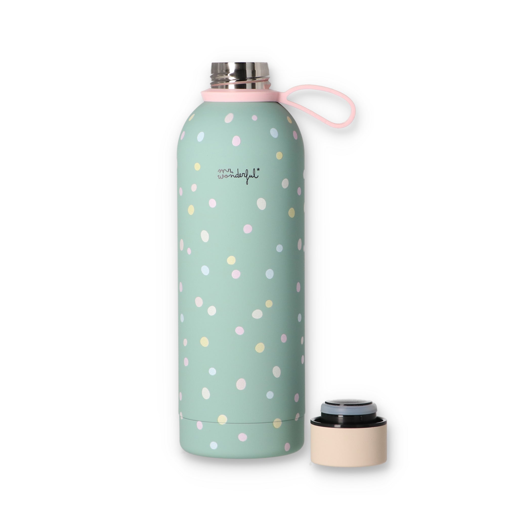 Thermal bottle 500ml - Polka dot print