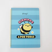 Libreta A4 Abeja - Siempre a por todas