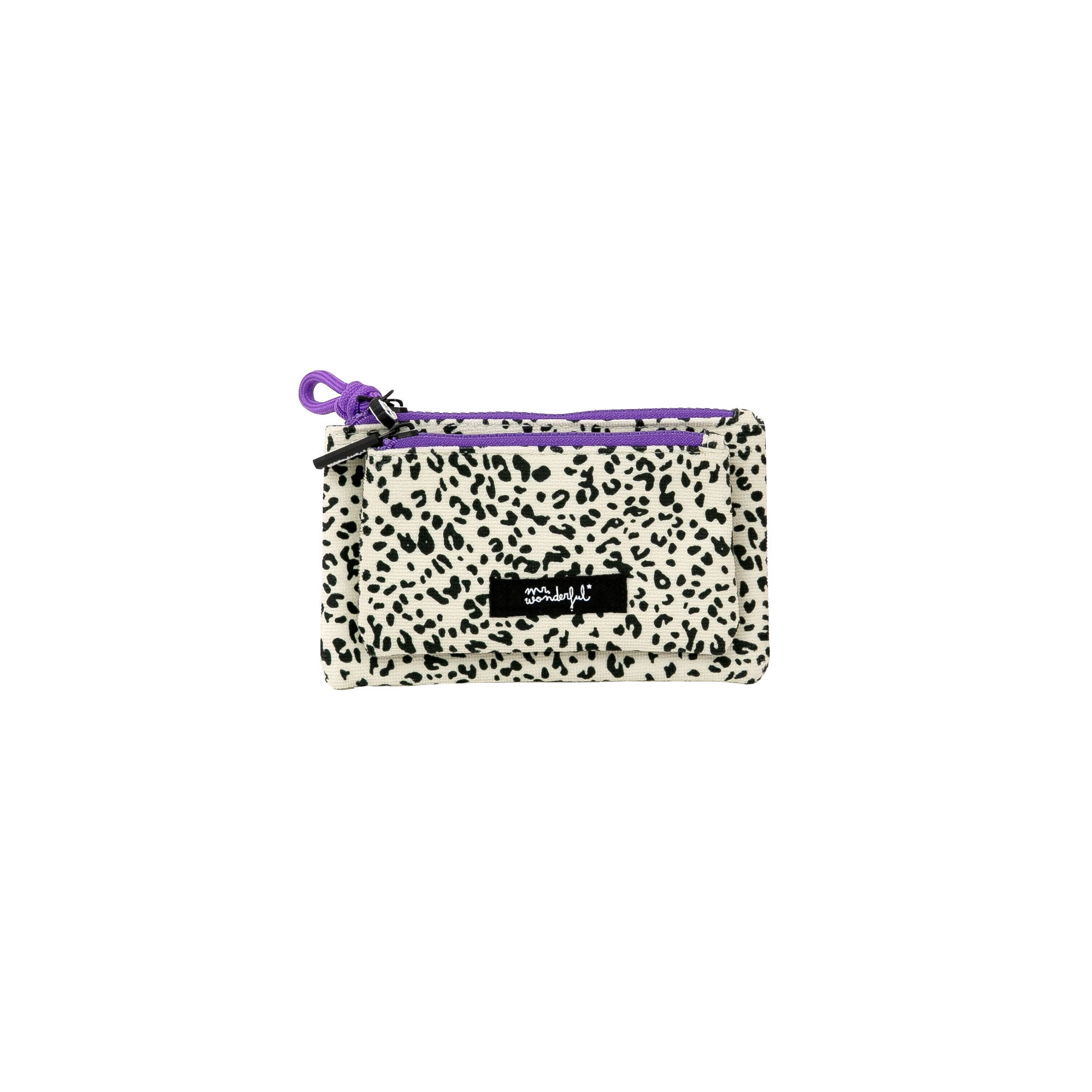 Purse - Animal print polka dots