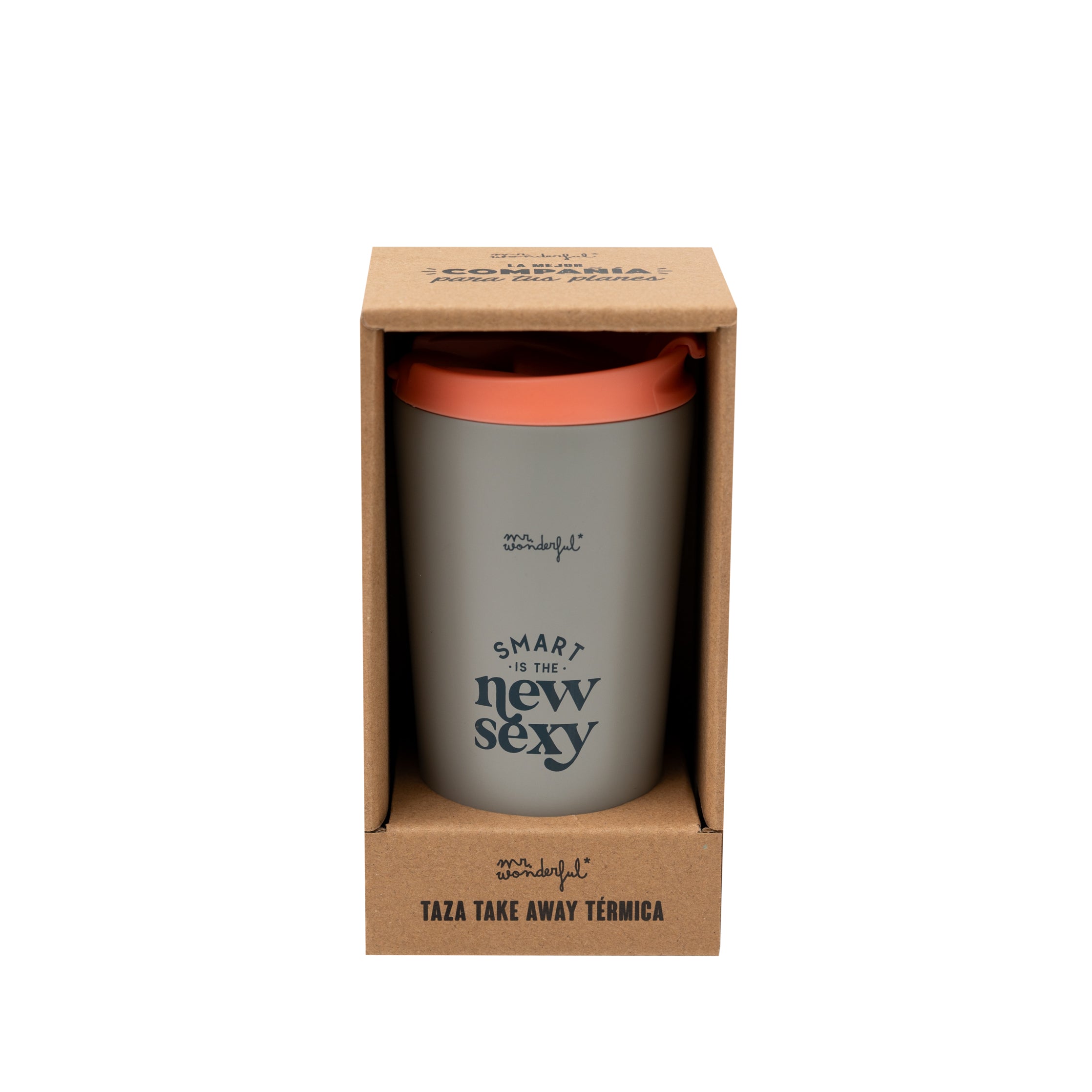 Taza térmica take away  - Smart is the new sexy.