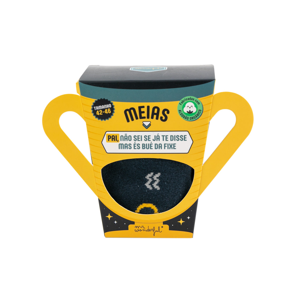 Meias T 42-46 para o campeão dos pais