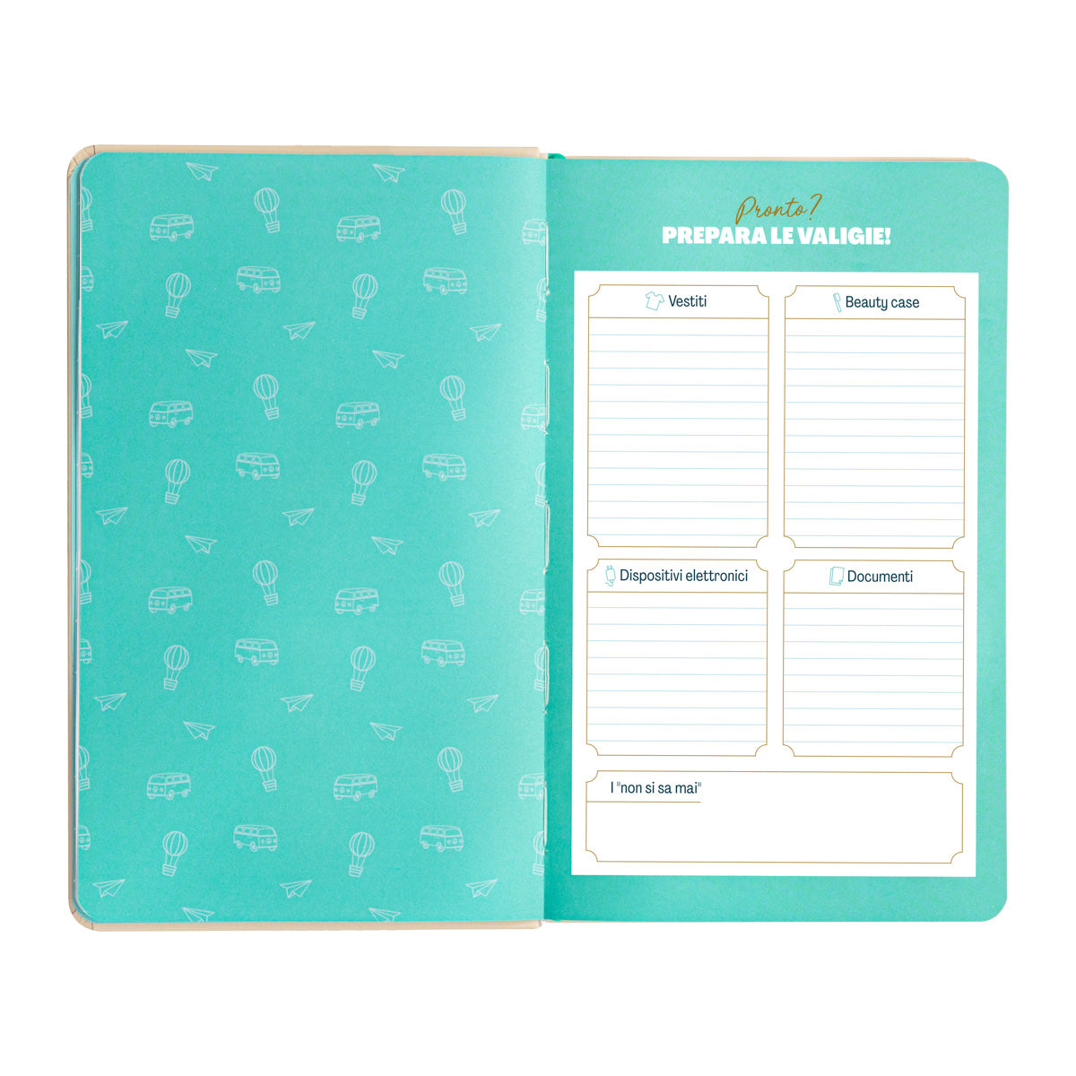 Planner da viaggio - Un viaggio indimenticabile comincia da qui