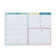 Planejamento hebdomadaire com post-its - Esta semana, je donne tout 