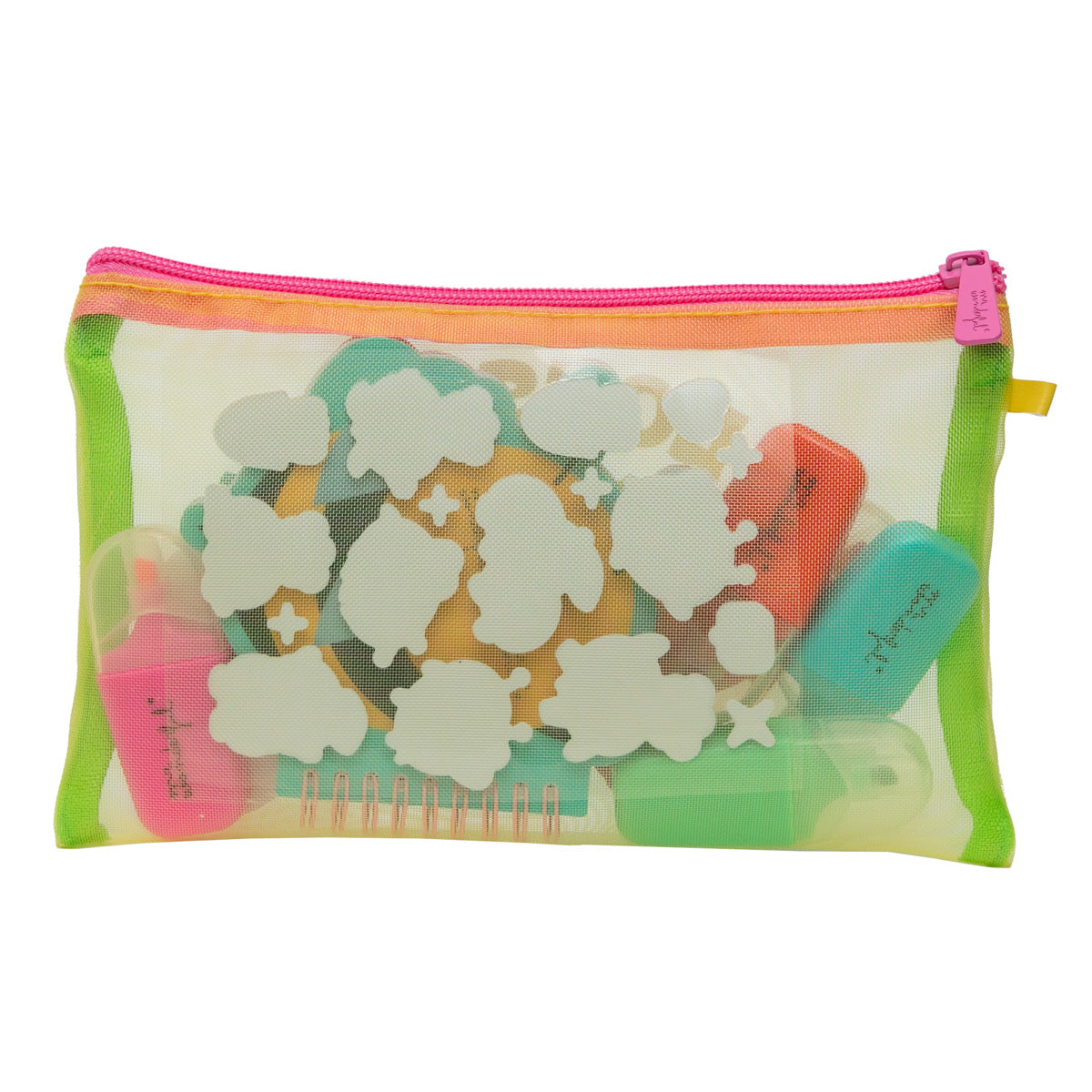 Trousse à crayons avec des extras betterave, abeille et cerises - Beaucoup d'énergie positive à l'intérieur 