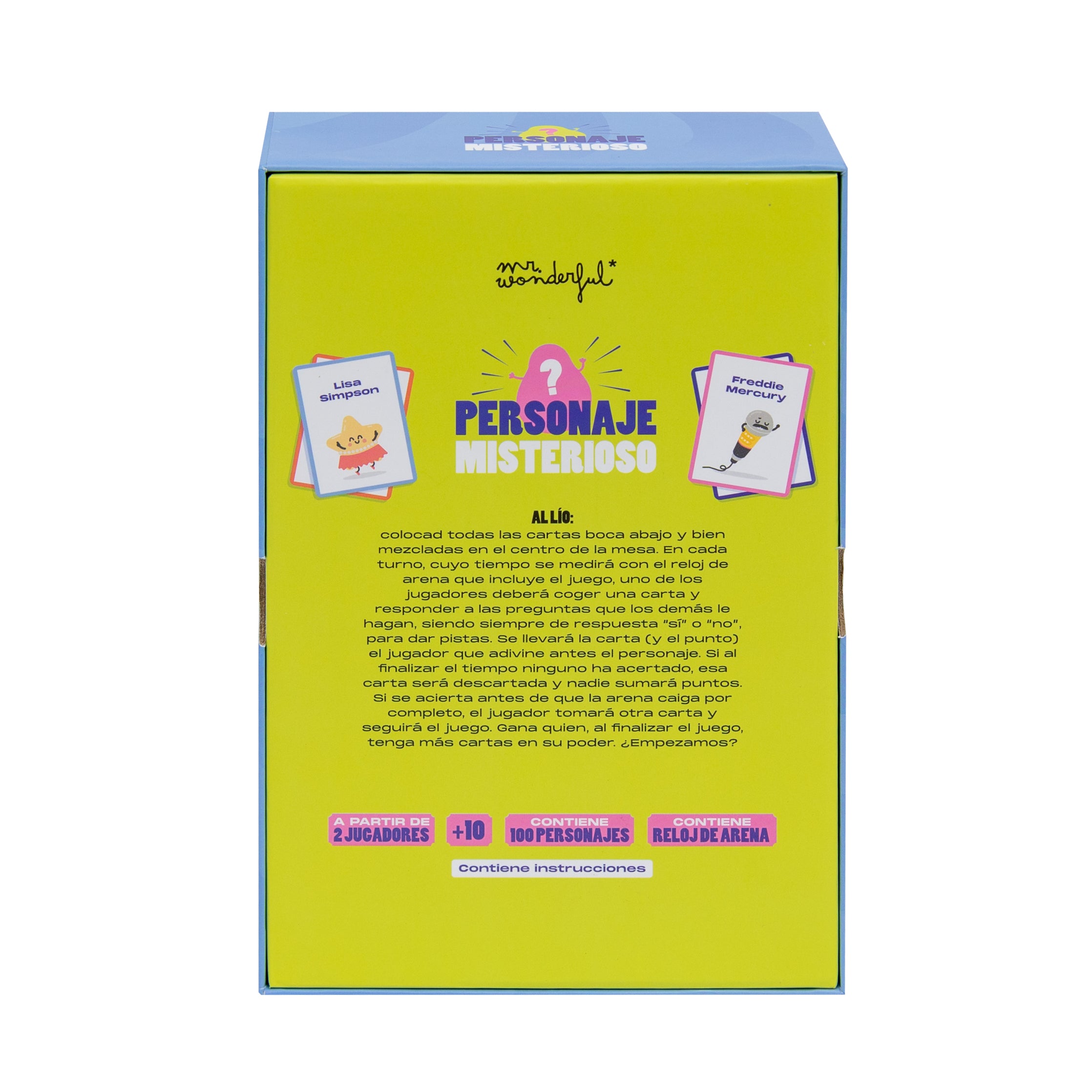 Juego de cartas - Personaje misterioso