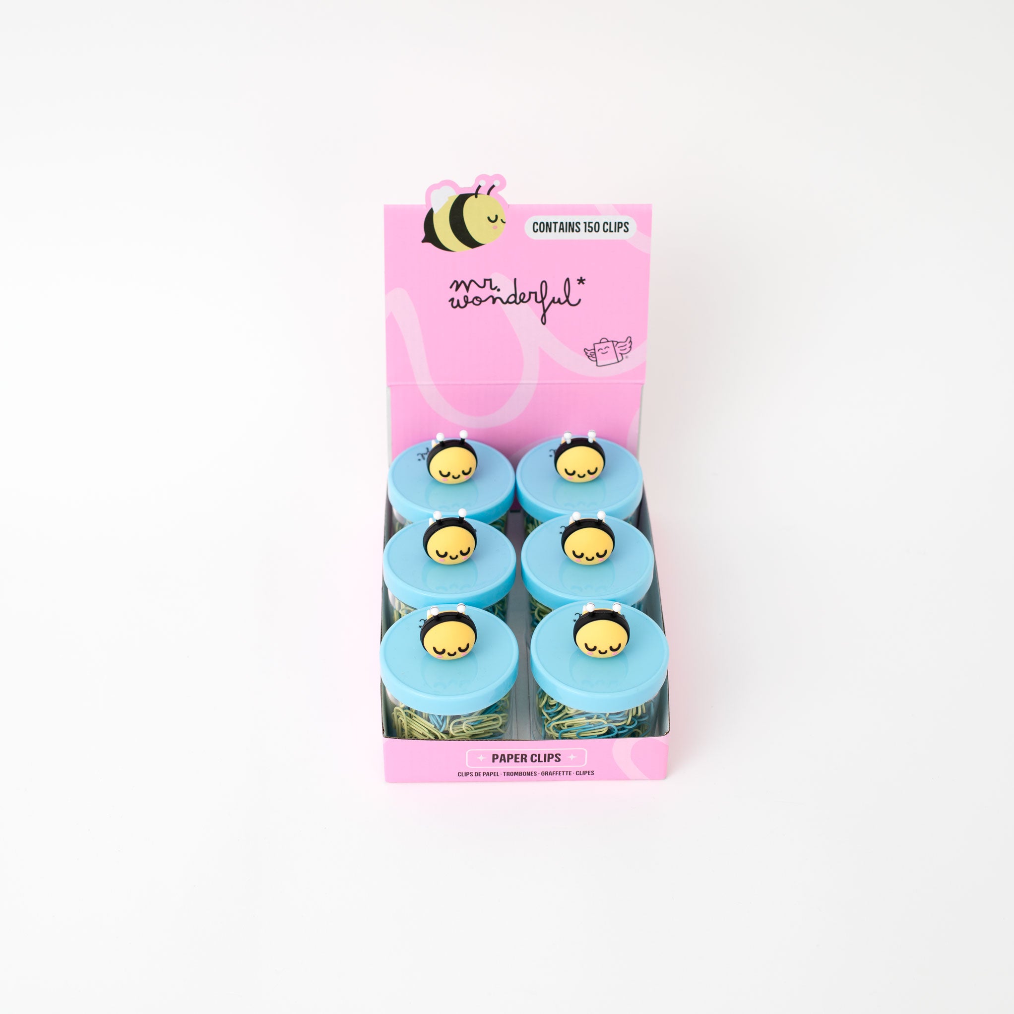Bote de clips con abejita – Bee
