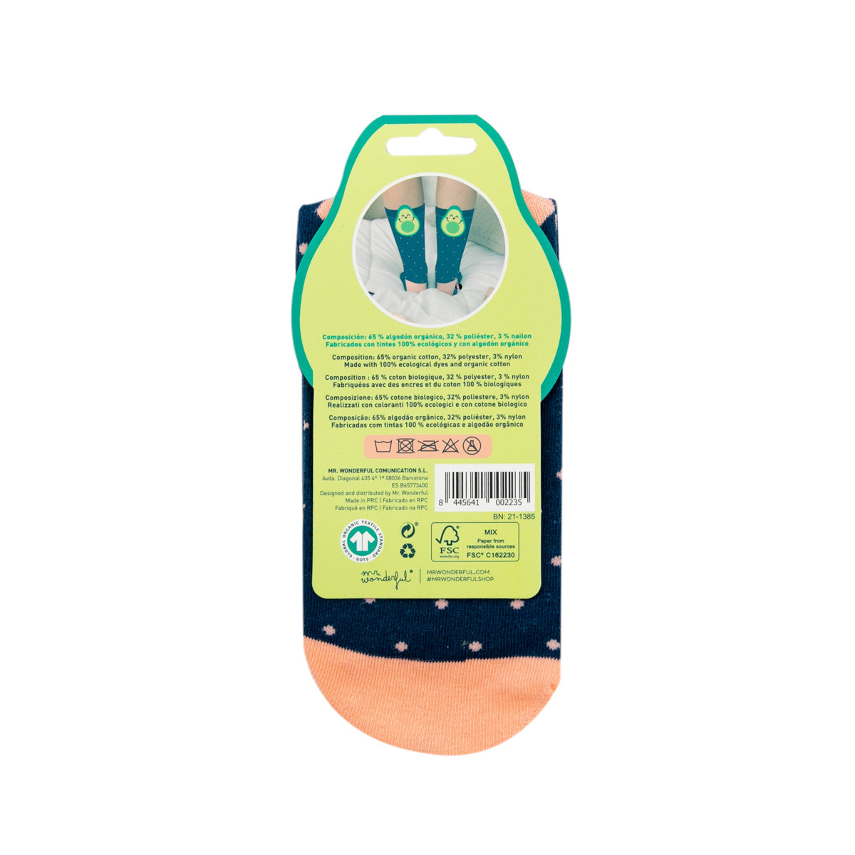 Chaussettes taille 39-41 - Avocat