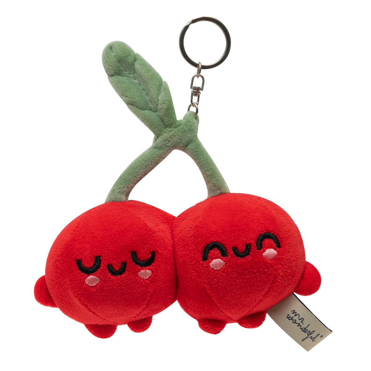 Llavero peluche pequeño - Cerezas Mr. Wonderful