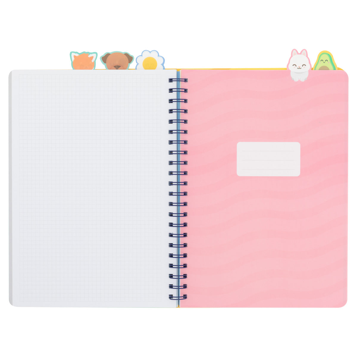 Caderno A4 com divisórias de animais - Grandes planos geram ótimas memórias.