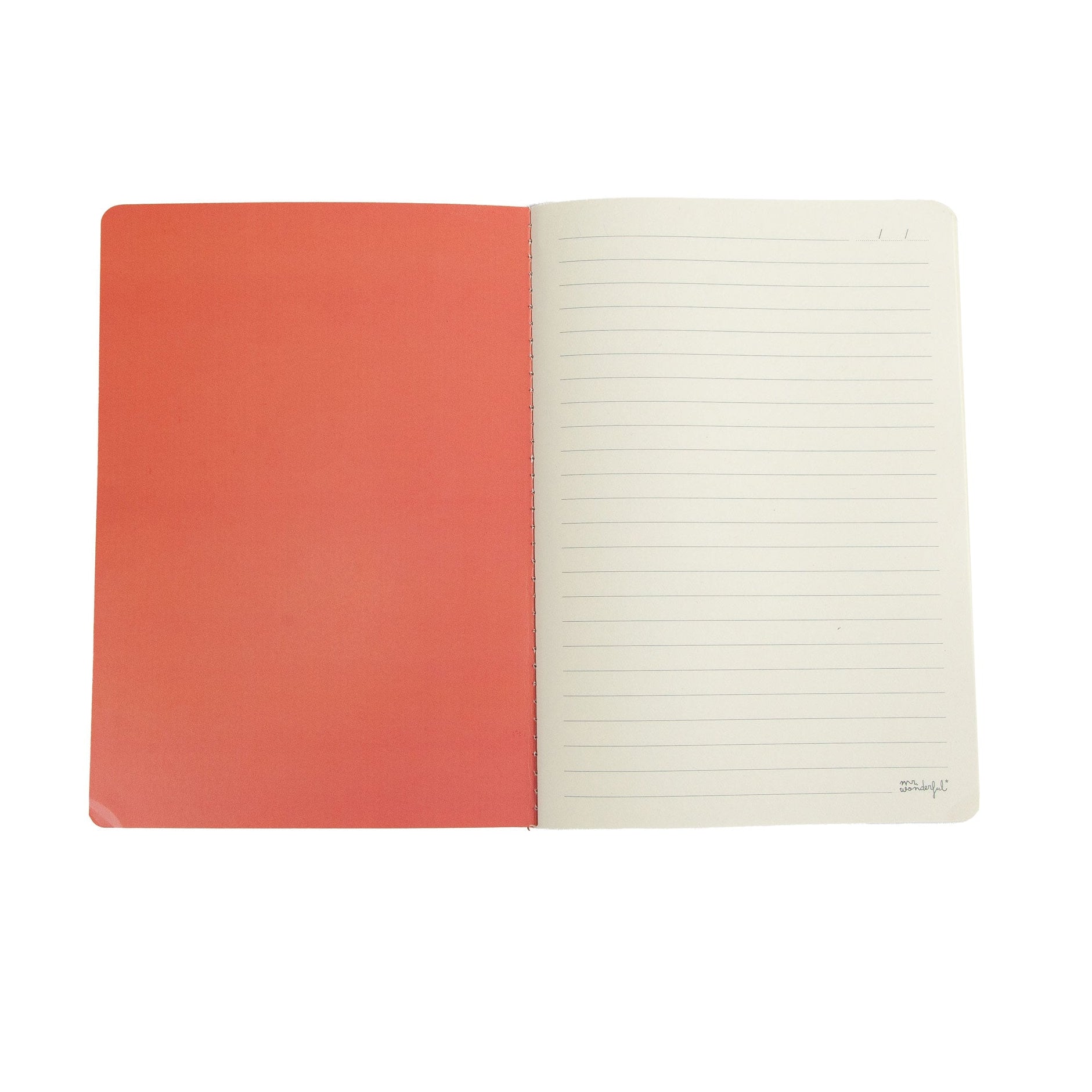 Libreta A5 Mr. Wonderful finita coral
