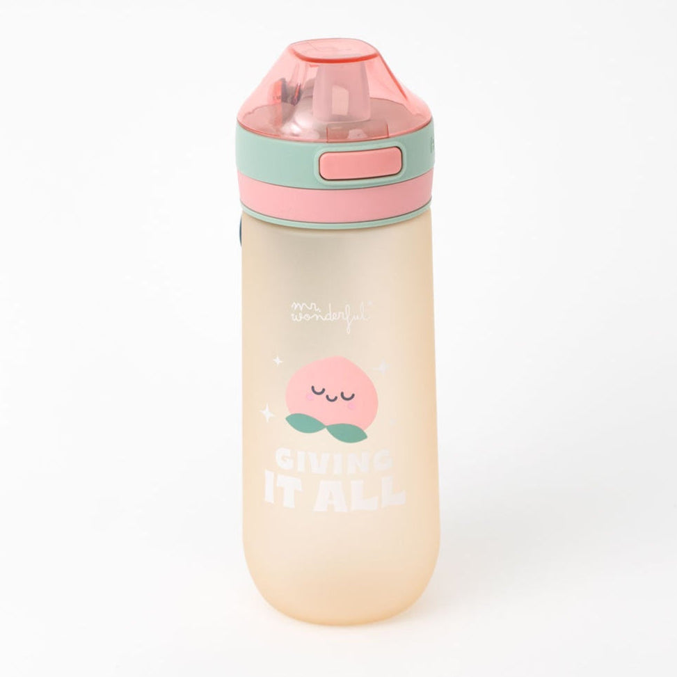 Botella infantil para el cole mr. wonderful - Giving it all