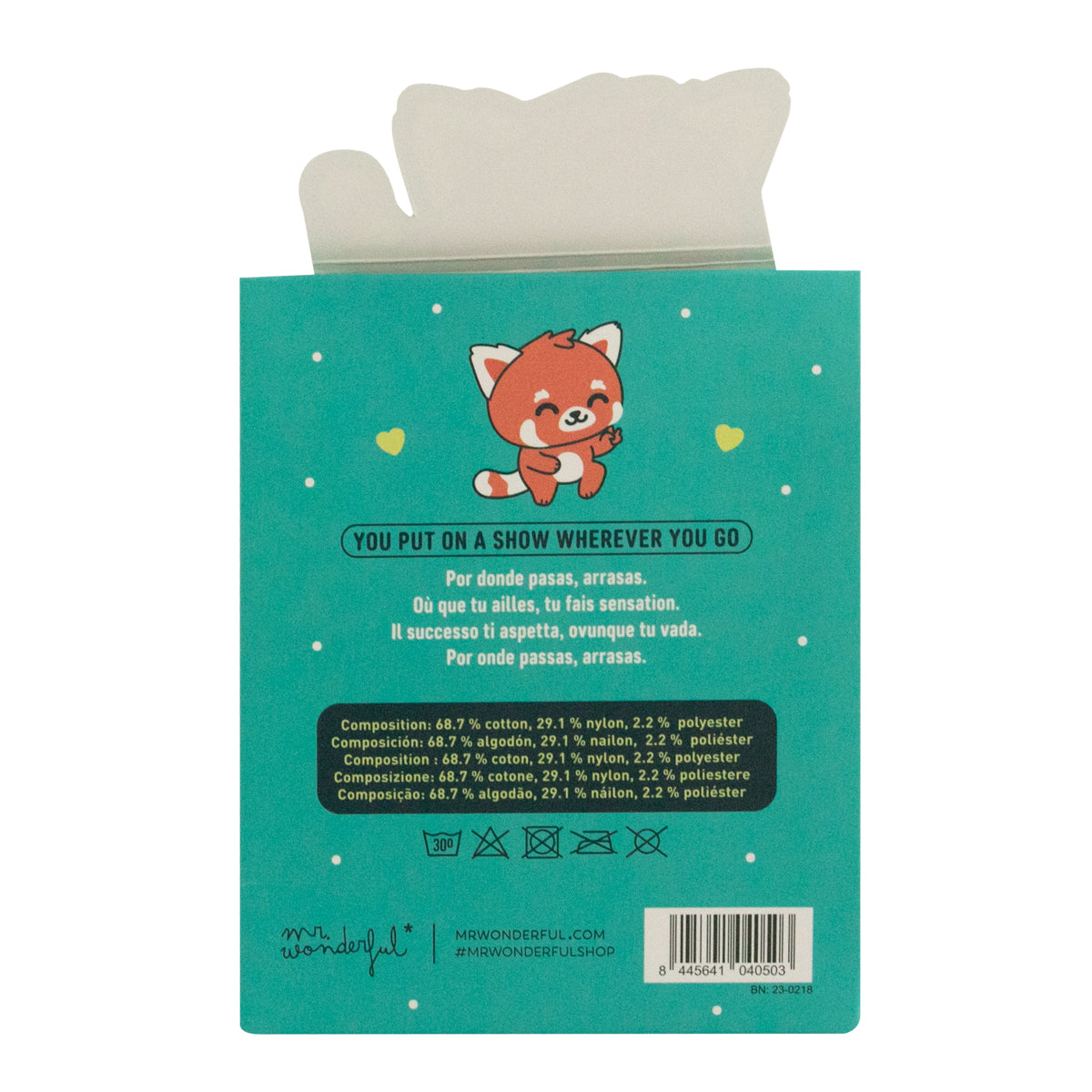 Socks size 39-41 - Red panda