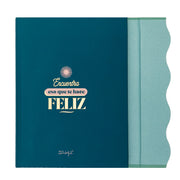 Libreta A5 con cierre magnético - Encuentra eso que te hace feliz