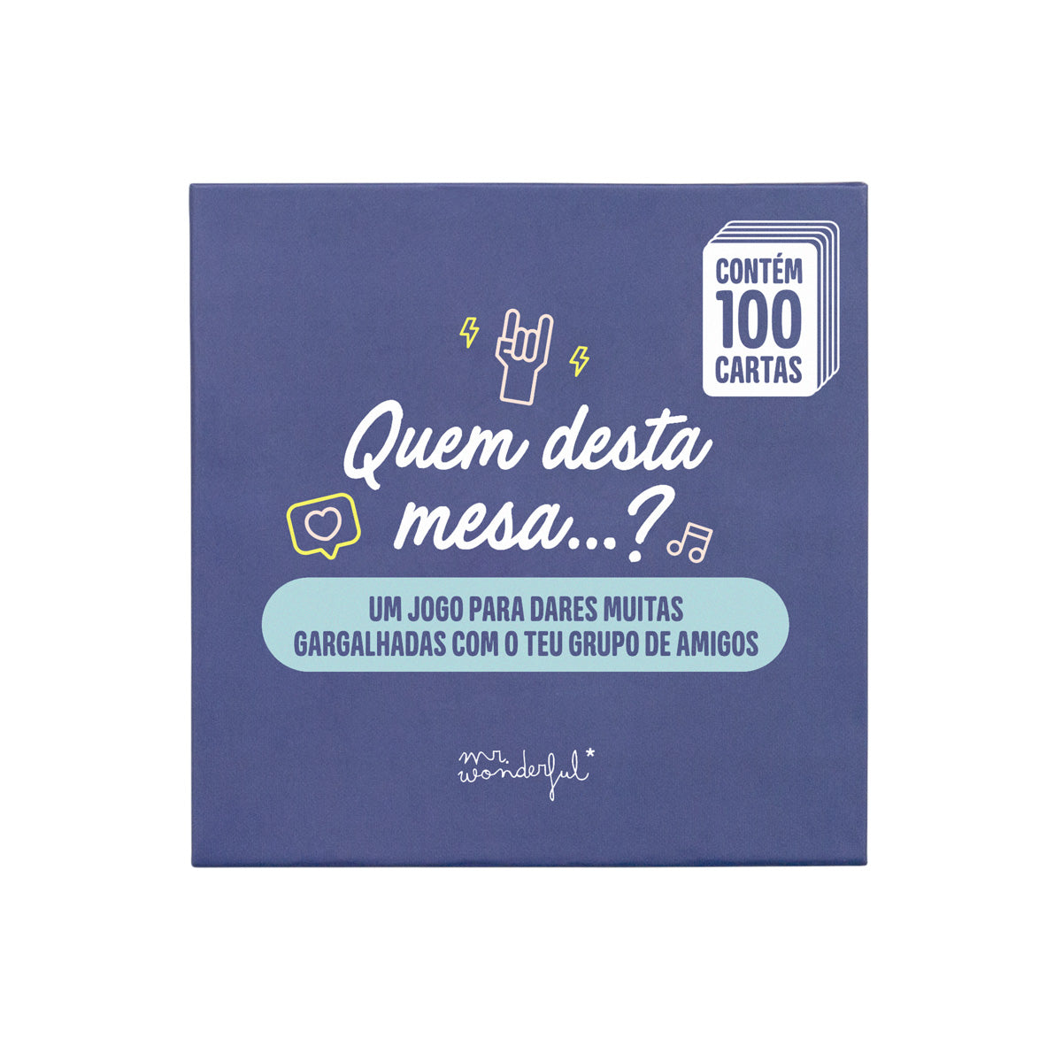 Jogo de cartas - Quem desta mesa...?