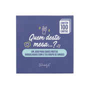 Jogo de cartas - Quem desta mesa...?