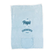 Coperta con custodia con messaggio per papà Mr. Wonderful - Papà, sei fantastico