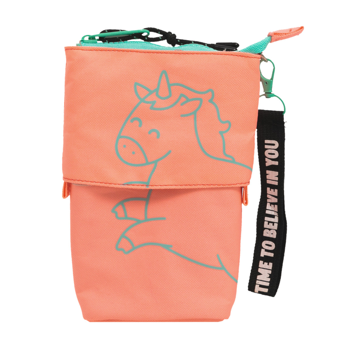 Trousse extensible rose - Il est temps de croire en toi 