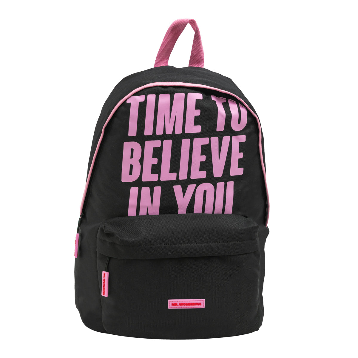 Mochila Rosa Básica - Hora de acreditar em você 