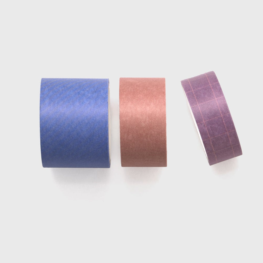 Set de 3 washi tapes para decorar tu felicidad - Lila
