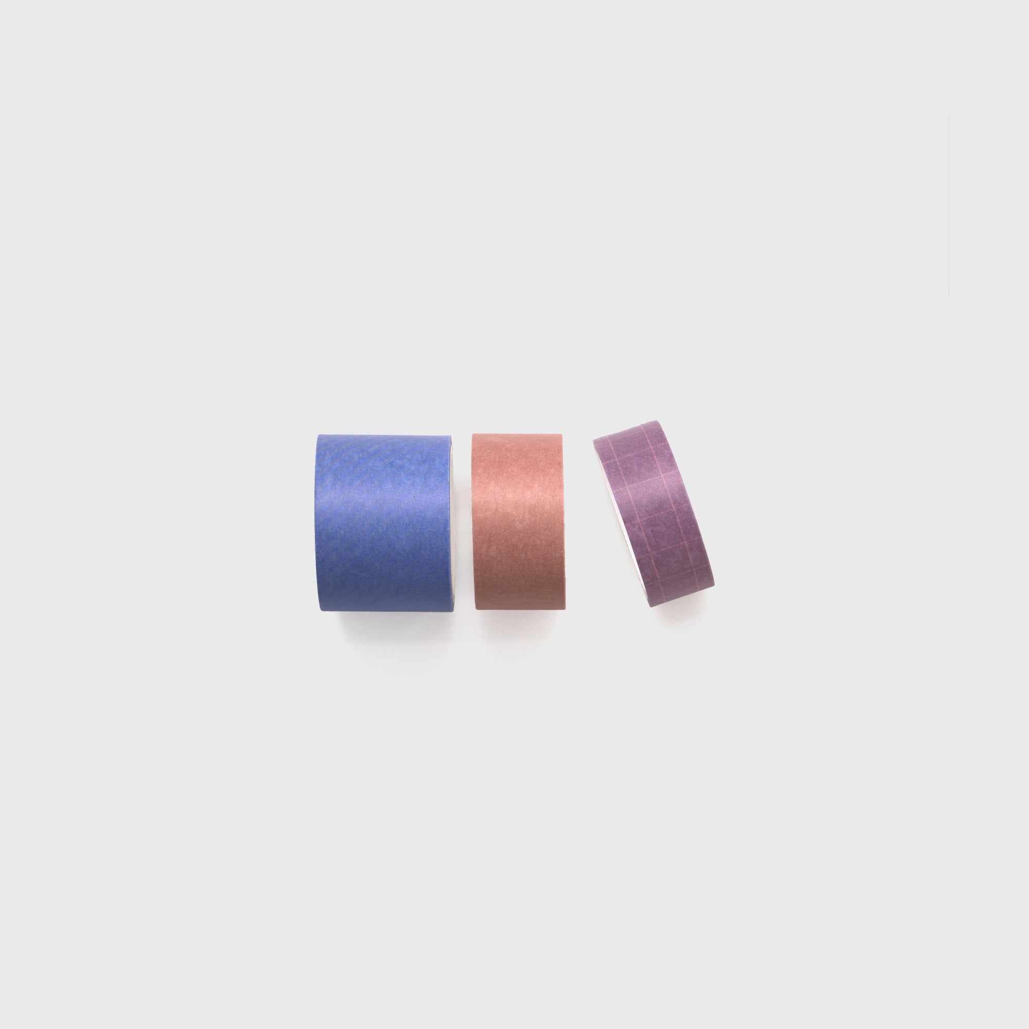 Conjunto de 3 fitas washi para decorar sua felicidade - Roxo 