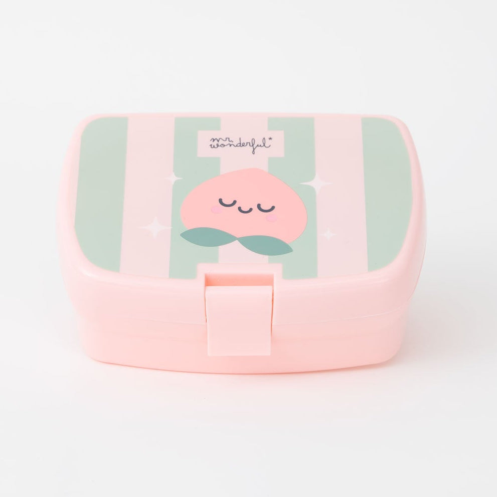 Fiambrera táper porta alimentos - Melocotón