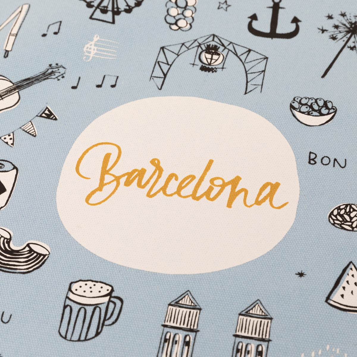 Tote bag - Barcelona.