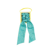 Hair tie with a bow for a stylish hairdo - Avocado