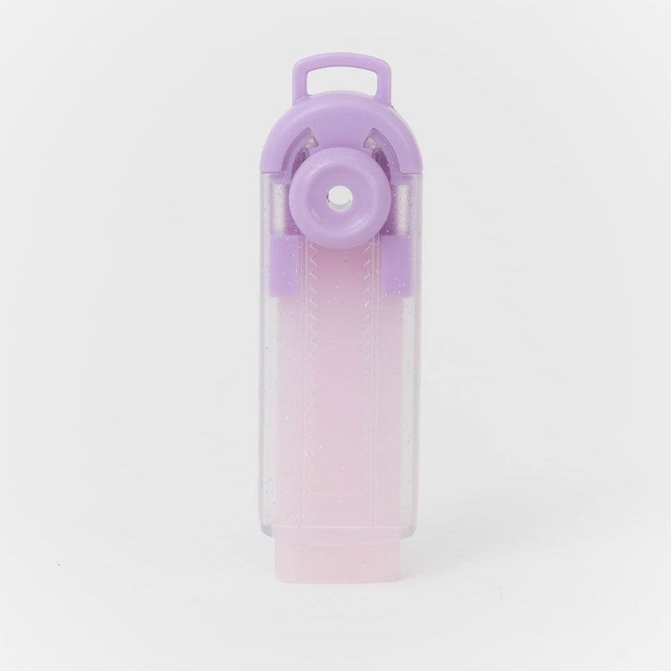 Borracha com dispensador de rodinha – Lilac Glitter