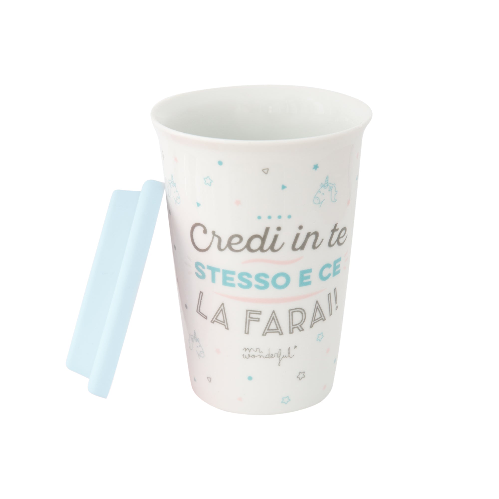 Tazza take away -Credi in te stesso e ce la farai!