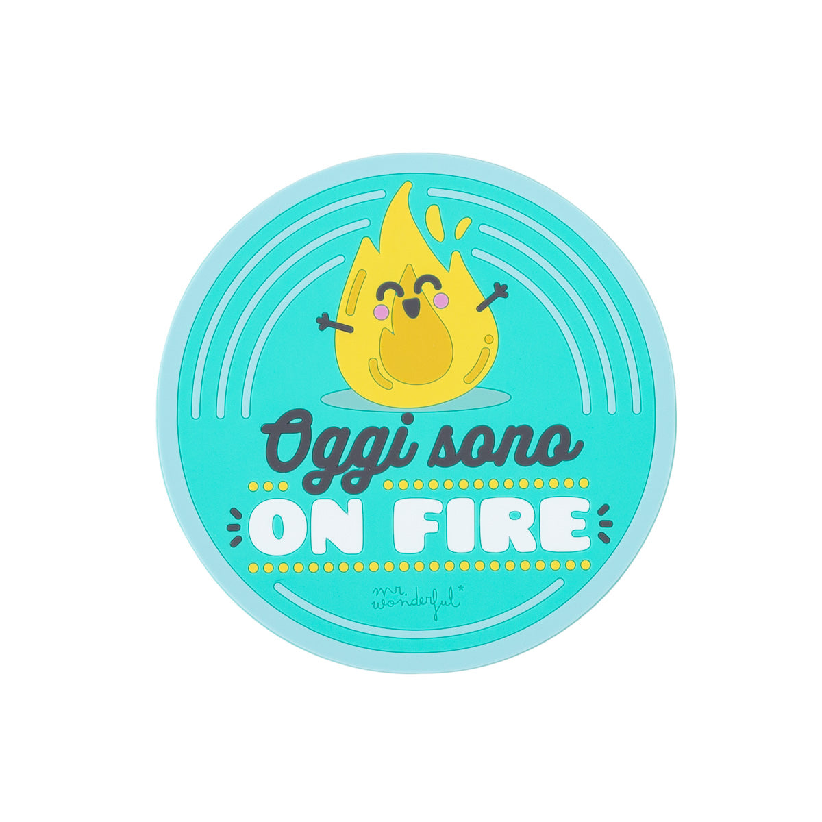 Dessous-de-plat - Aujourd'hui, je suis en feu