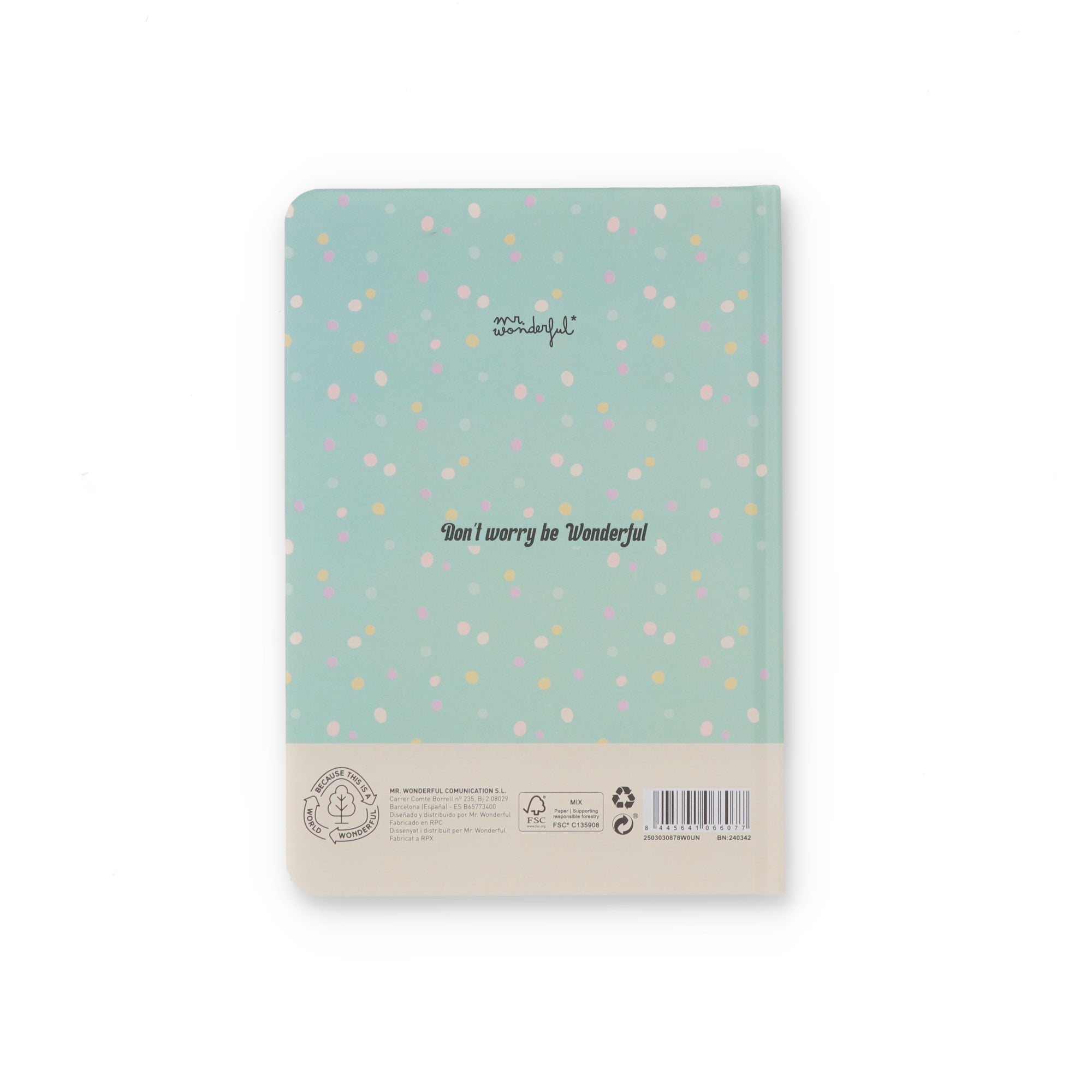 Quaderno formato A5 – Stampa a pois