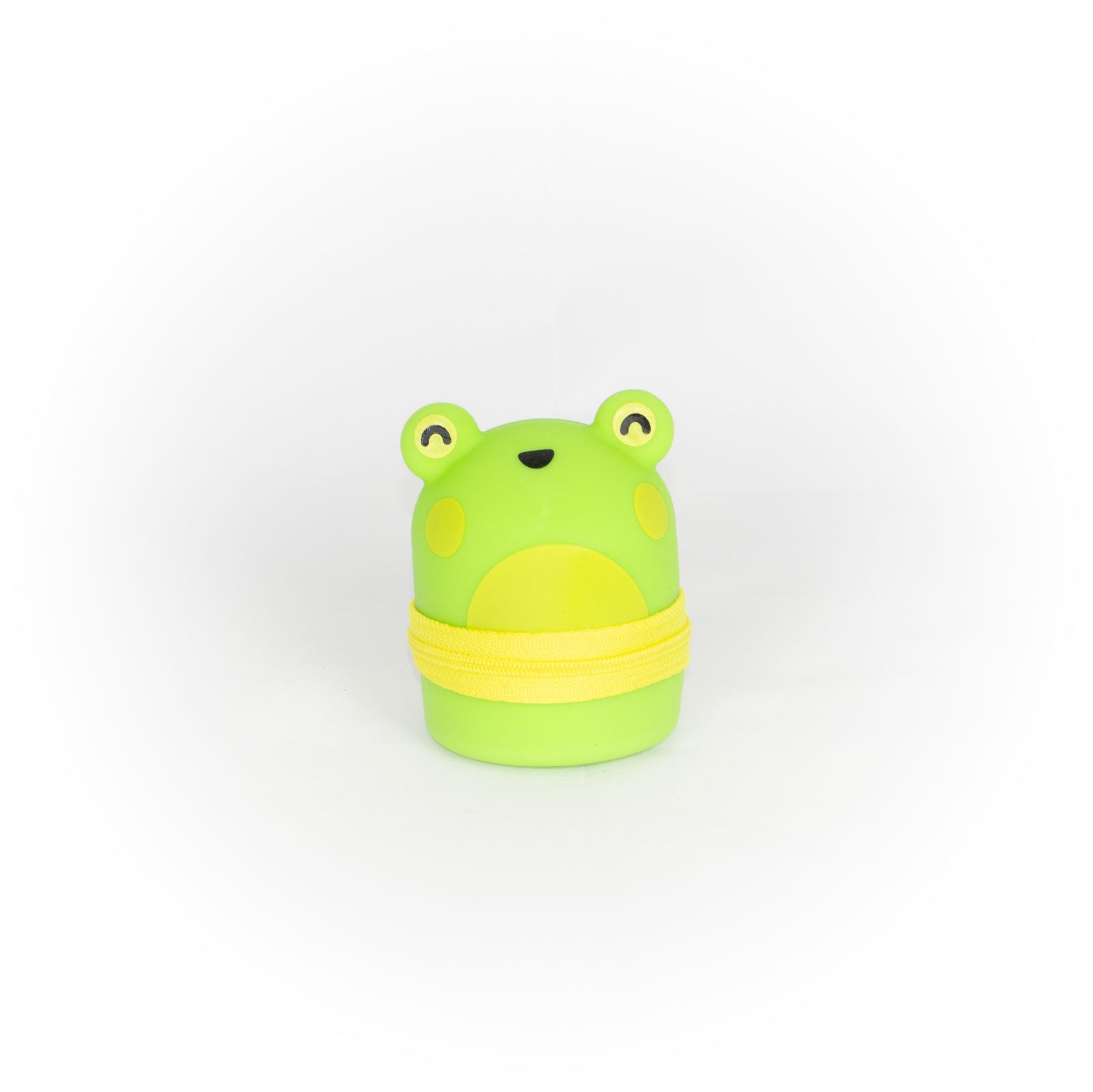 Silicone pencil case with mesh - Frog