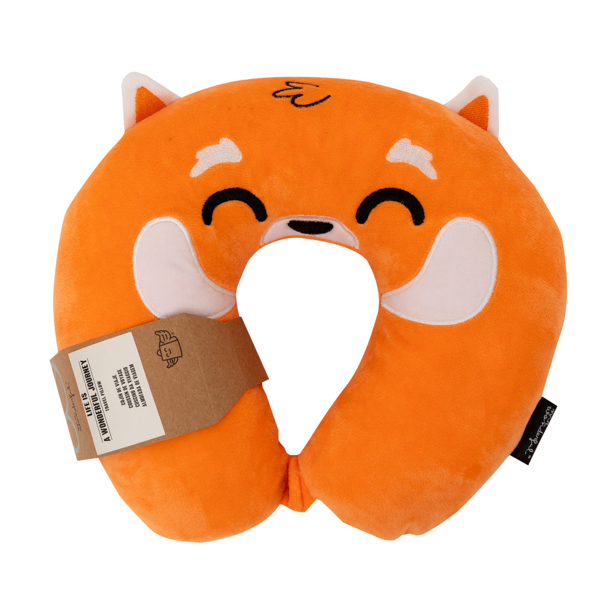 Almofada de viagem para crianças - Panda vermelho 